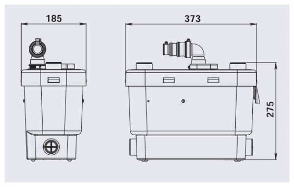 Канализационный насос SFA 400 Вт Sanivite